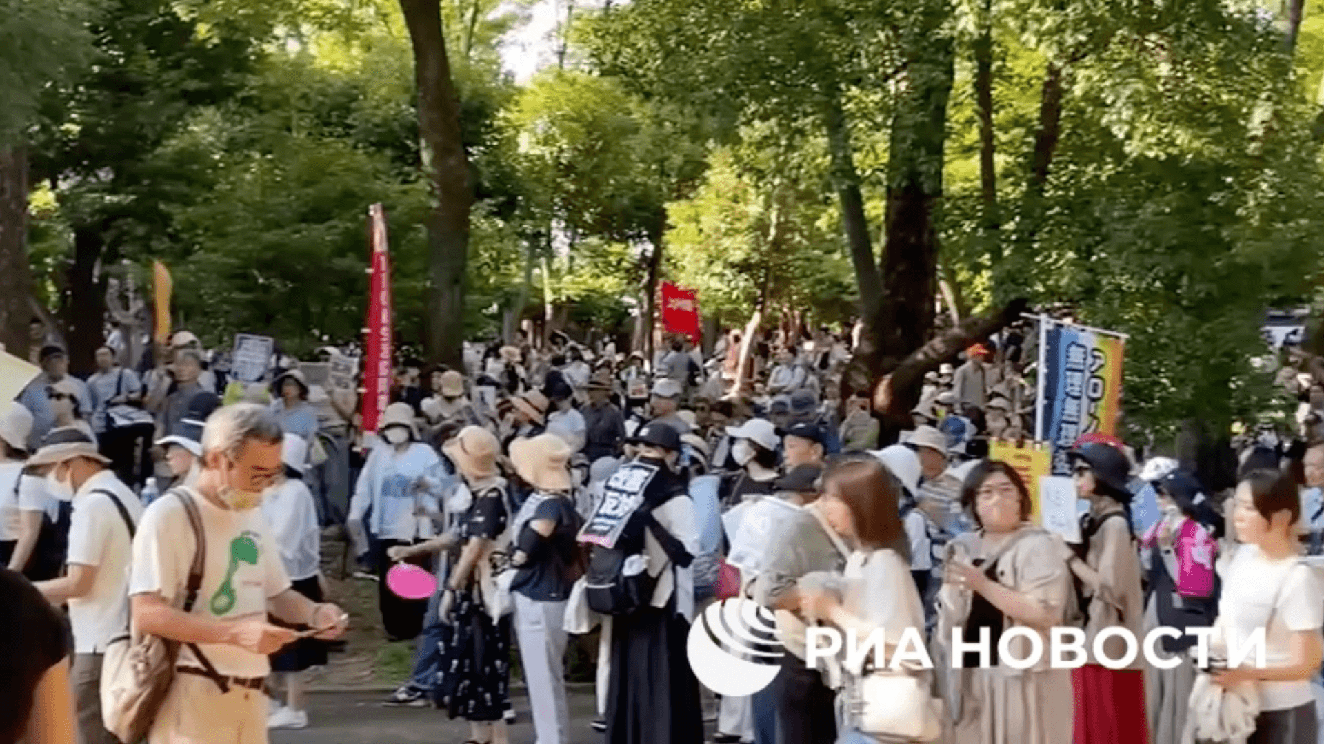 В Токио прошел антиправительственный митинг против милитаризации Японии
