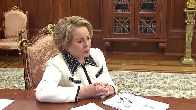 Матвиенко поблагодарила Путина за поддержку инициатив сенаторов