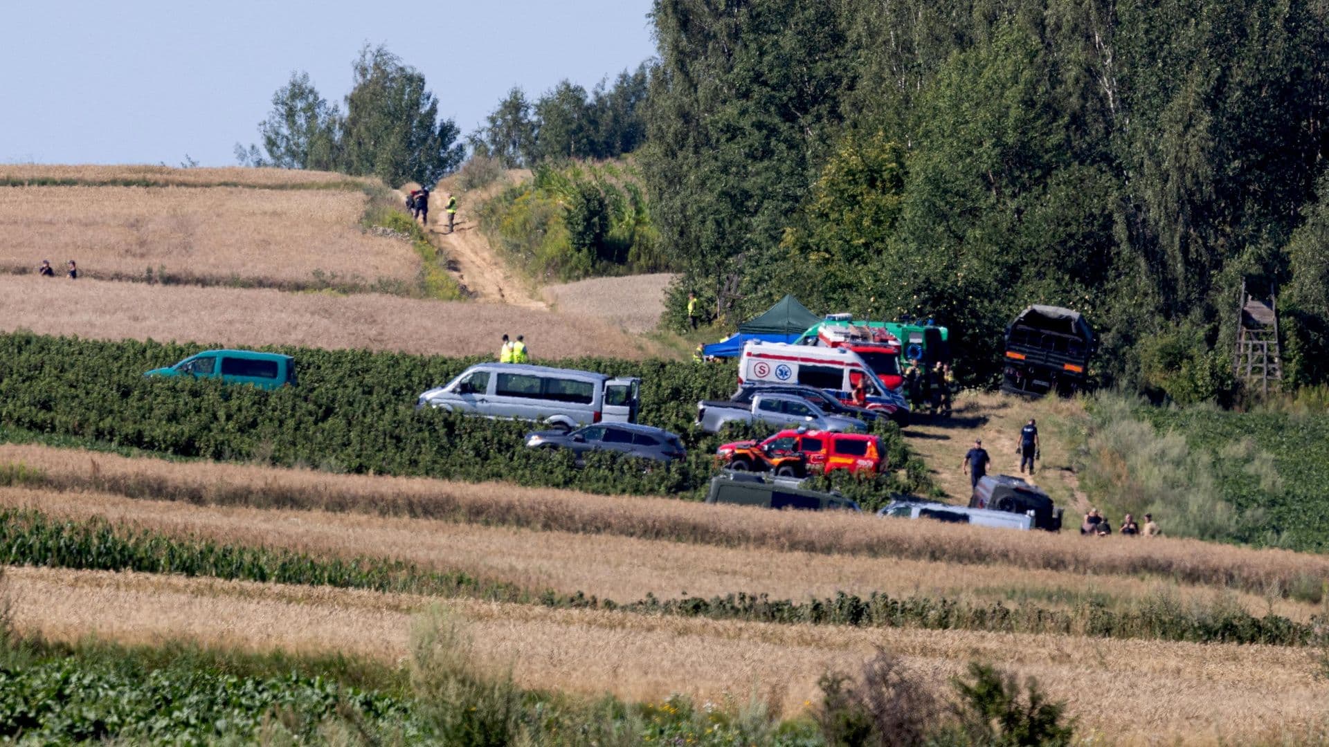 В Польше не выявили угроз на месте падения неизвестного летающего объекта