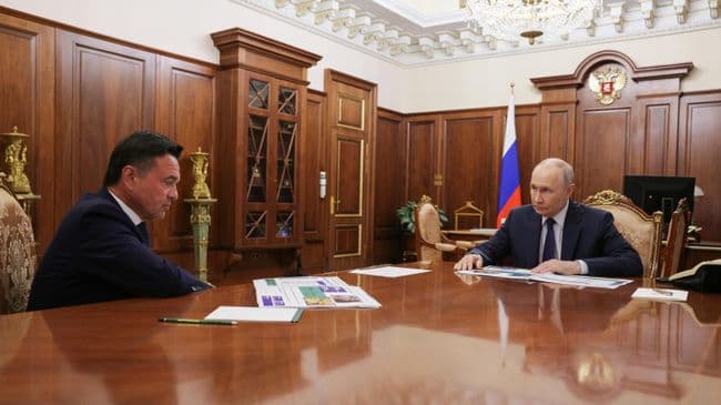 Воробьев рассказал Путину о мерах поддержки пострадавших от атак БПЛА