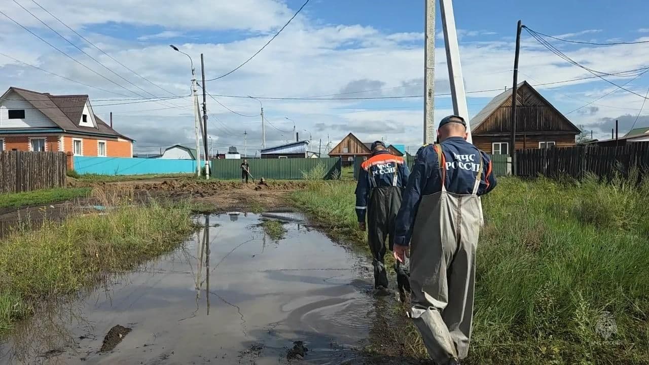 В забайкальском селе Угдан ливни подтопили 150 участков