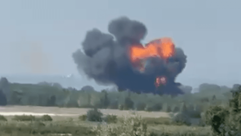 В Турции потерпел крушение истребитель F-16