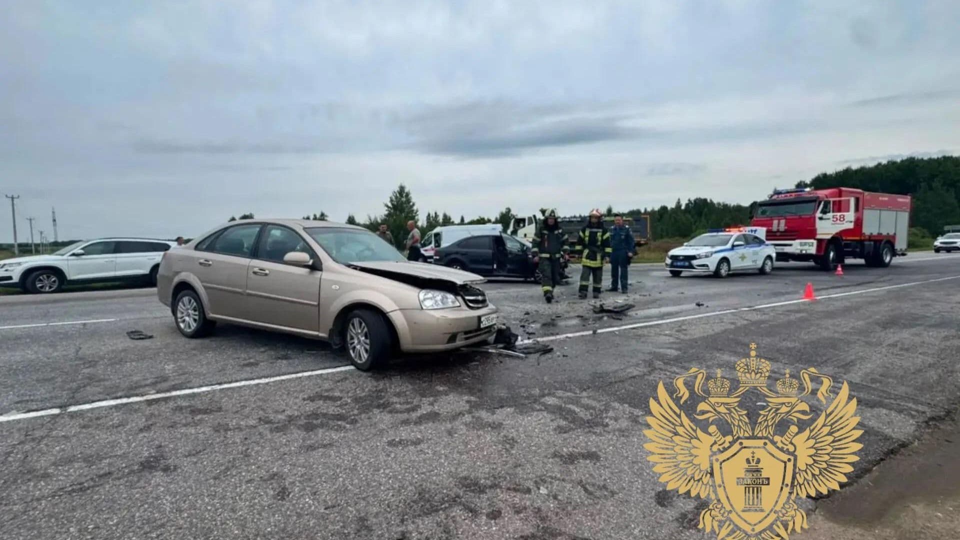 В ДТП в Ленинградской области пострадали двое детей и взрослый