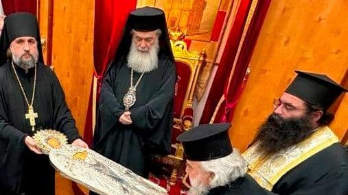 Копию Гефсиманской плащаницы из Иерусалима передадут в храм Старой Ладоги