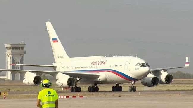 Путин прибыл на саммит ШОС в Киргизию