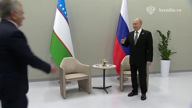Путин встретился с Мирзиеевым на открытии VI Всемирных Игр кочевников