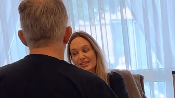 Анджелина Джоли посетила Полтаву