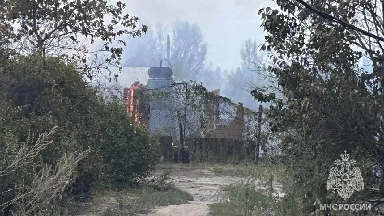 В Оренбуржье ликвидировали открытое горение в СНТ