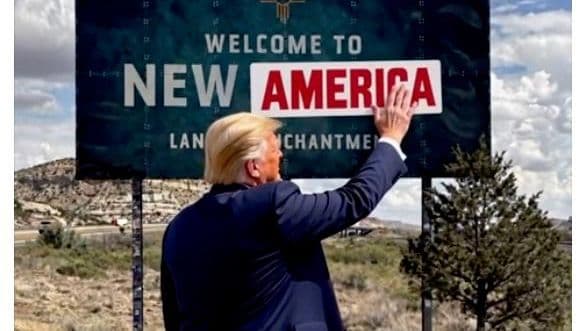 Трамп "переименовал" штат Нью-Мексико в Нью-Америка