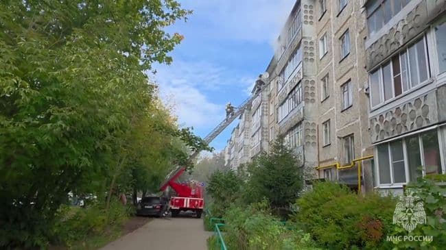 Из горящего дома в Иваново спасли мальчика