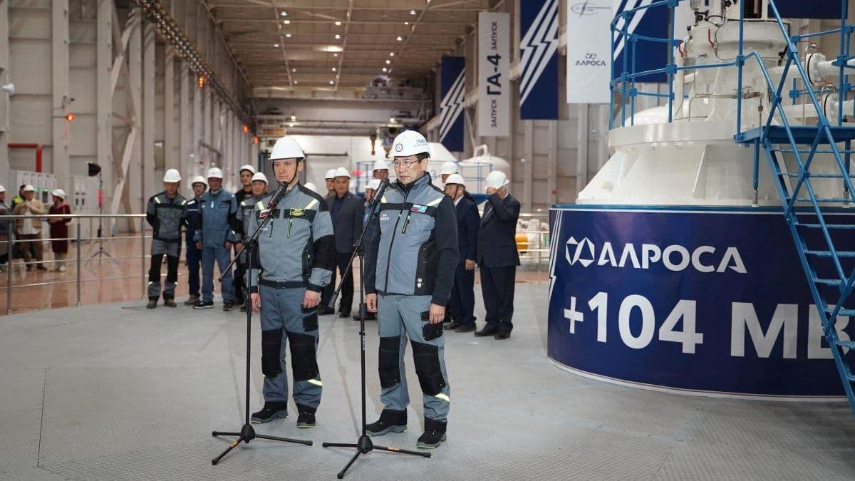 "Алроса" вывела Светлинскую ГЭС на проектную мощность 370 МВт
