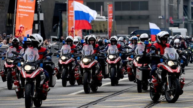 В Москве проходит мотофестиваль, посвященный закрытию сезона