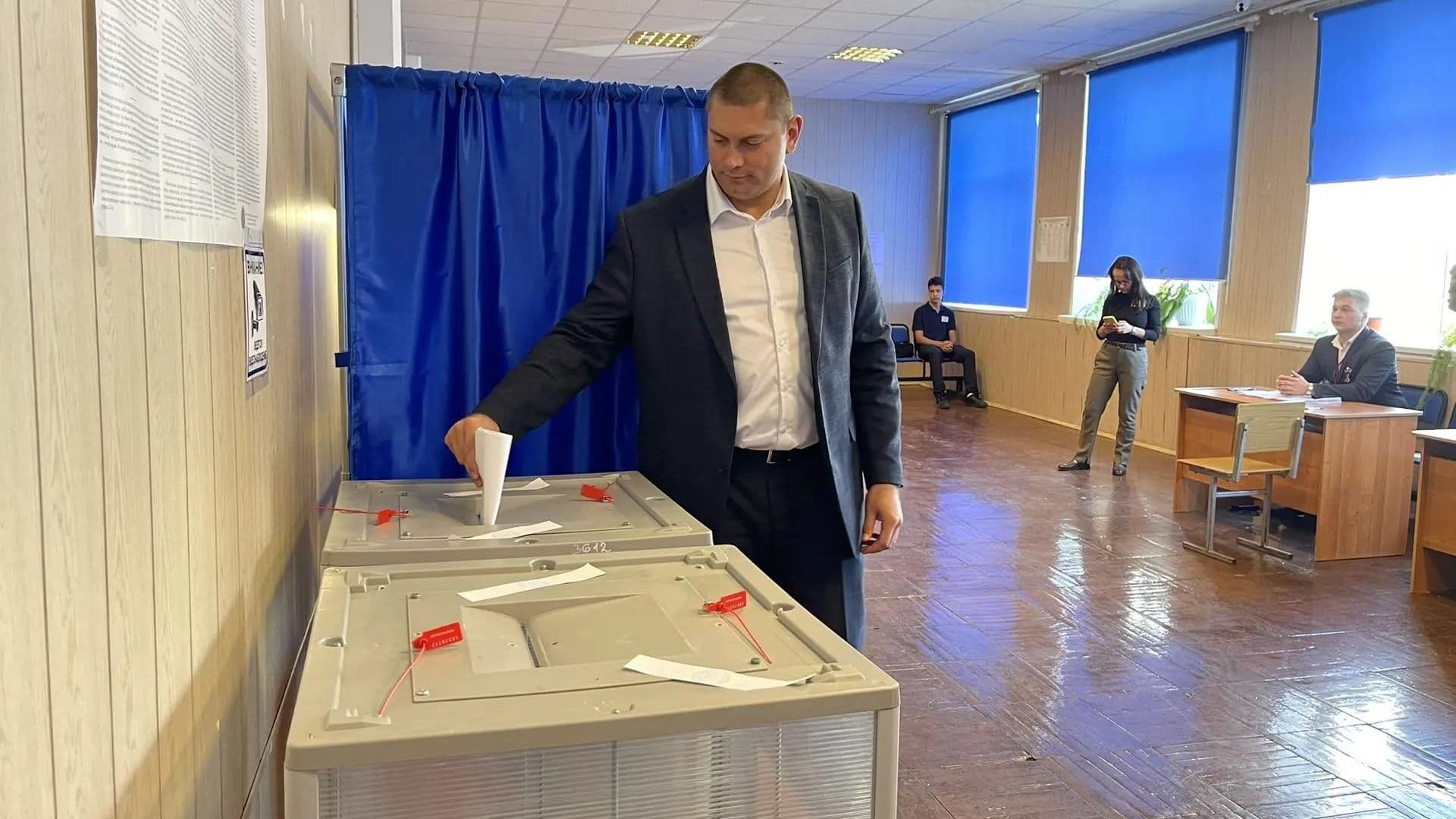 Ветеран СВО Грачев проголосовал на выборах в Госдуму