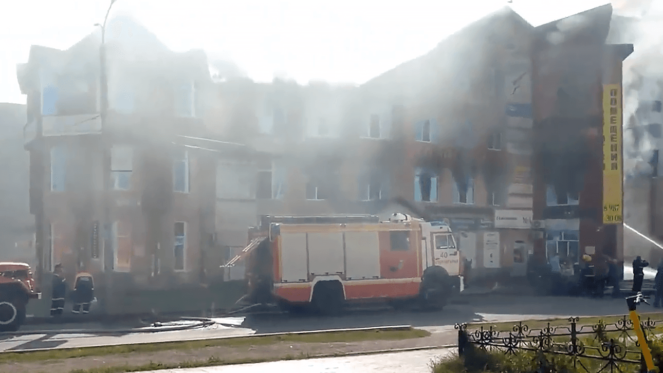 Пожар в ТЦ в Стерлитамаке локализовали