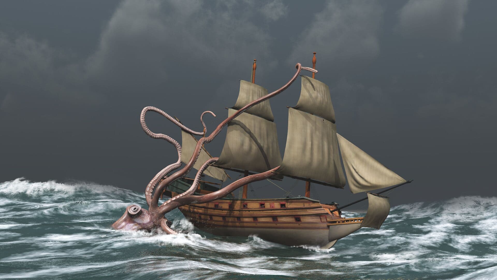 Ученые нашли останки гигантских осьминогов, схожих размерами с кракенами