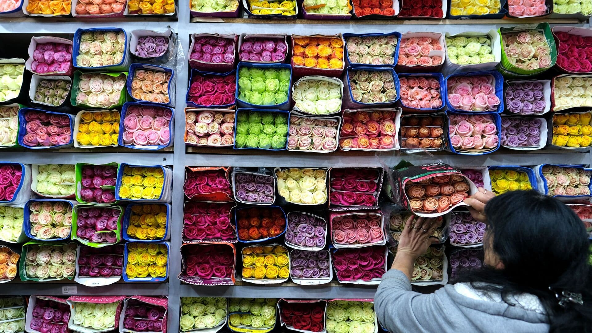 На Рижском рынке рассказали, во сколько обойдется букет к 8 Марта