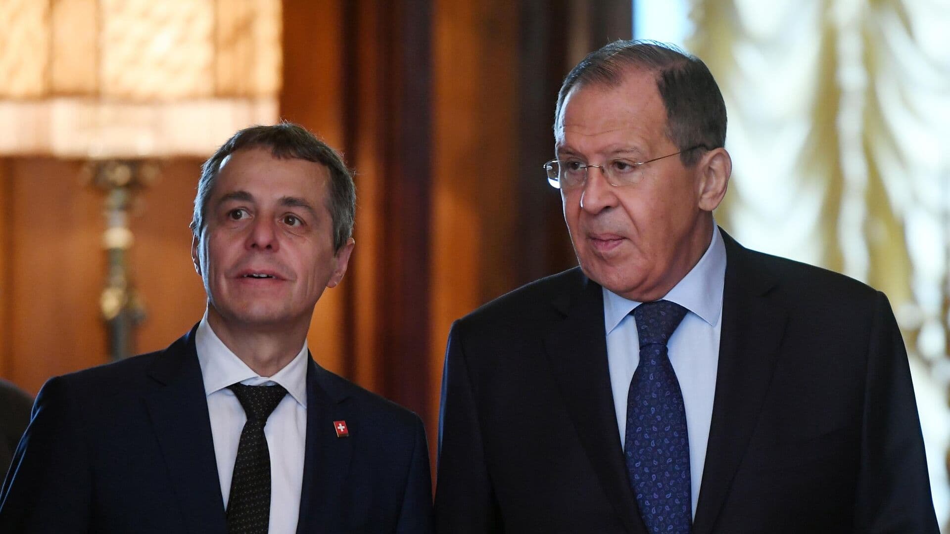 Лавров и глава МИД Швейцарии обменялись поздравительными телеграммами