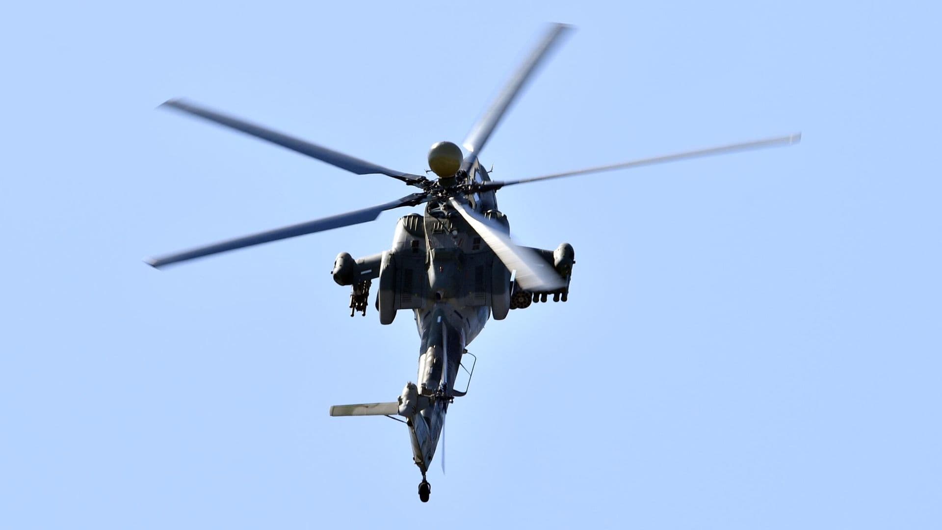 Экипаж вертолета ВС России выпустил девять ракет по целям ВСУ