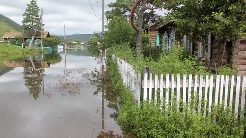 В Забайкалье вода ушла почти с 900 приусадебных участков