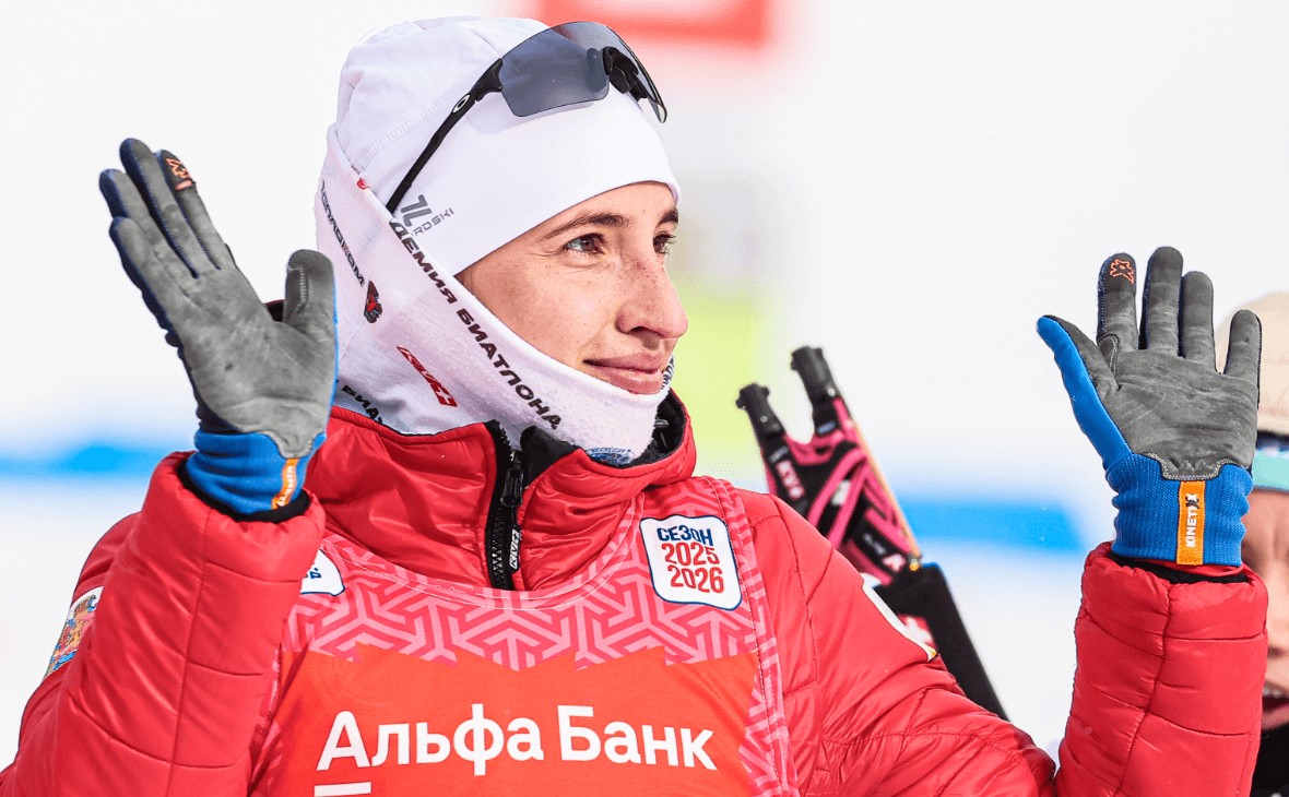 Биатлонистка Коваленко выиграла масс-старт в финале Кубка России